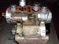 Vista trasera motor